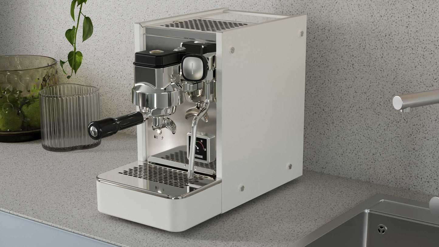 Stone Espresso Lite White